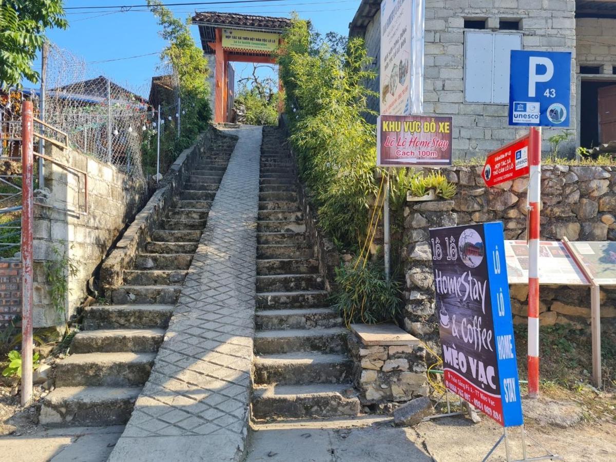 Lo Lo Homestay & Cafe Meo Vac المظهر الخارجي الصورة